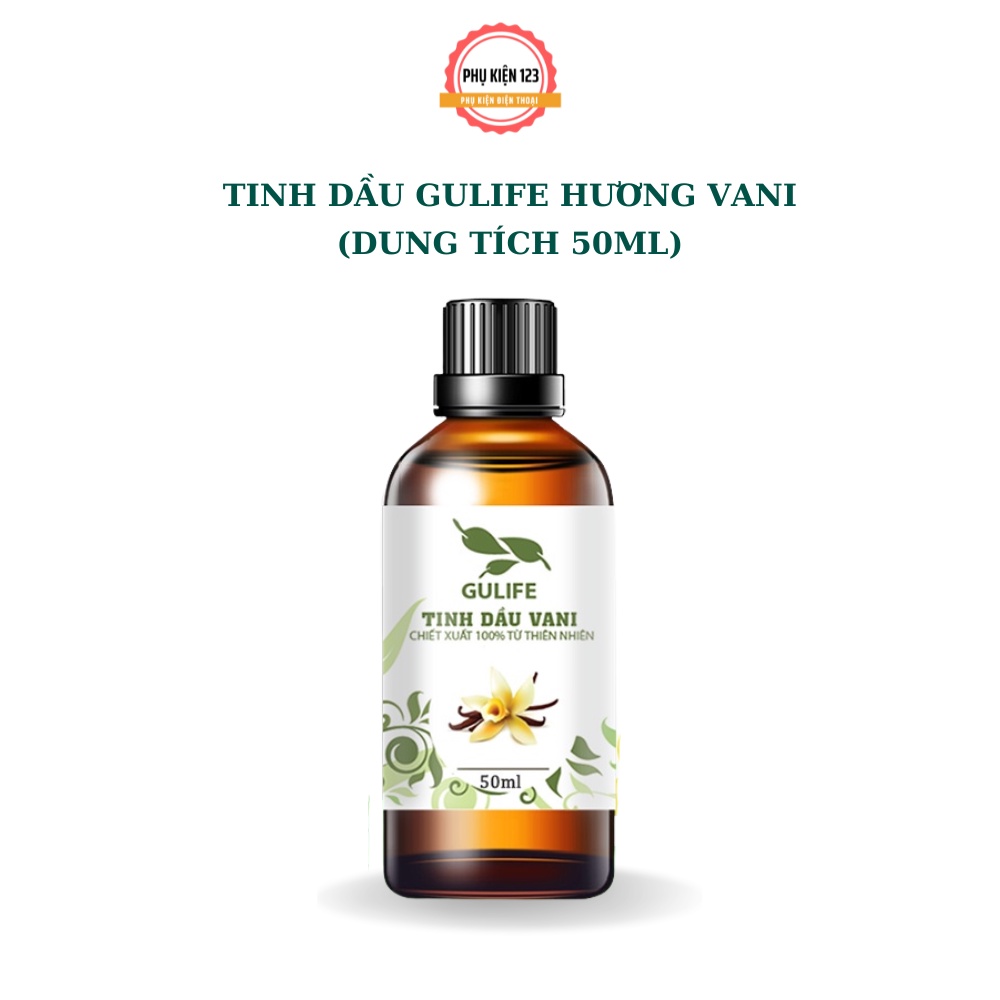 Tinh dầu Vanila chiết xuất từ thiên nhiên GULIFE  giảm căng thằng thơm phòng và thư giãn