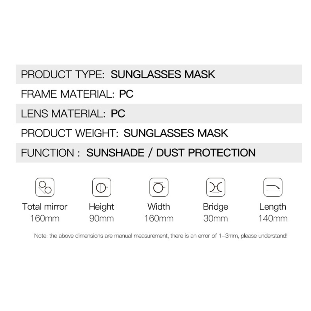 Kính Mát Thể Thao Nửa Mặt Chống Tia Uv | BigBuy360 - bigbuy360.vn