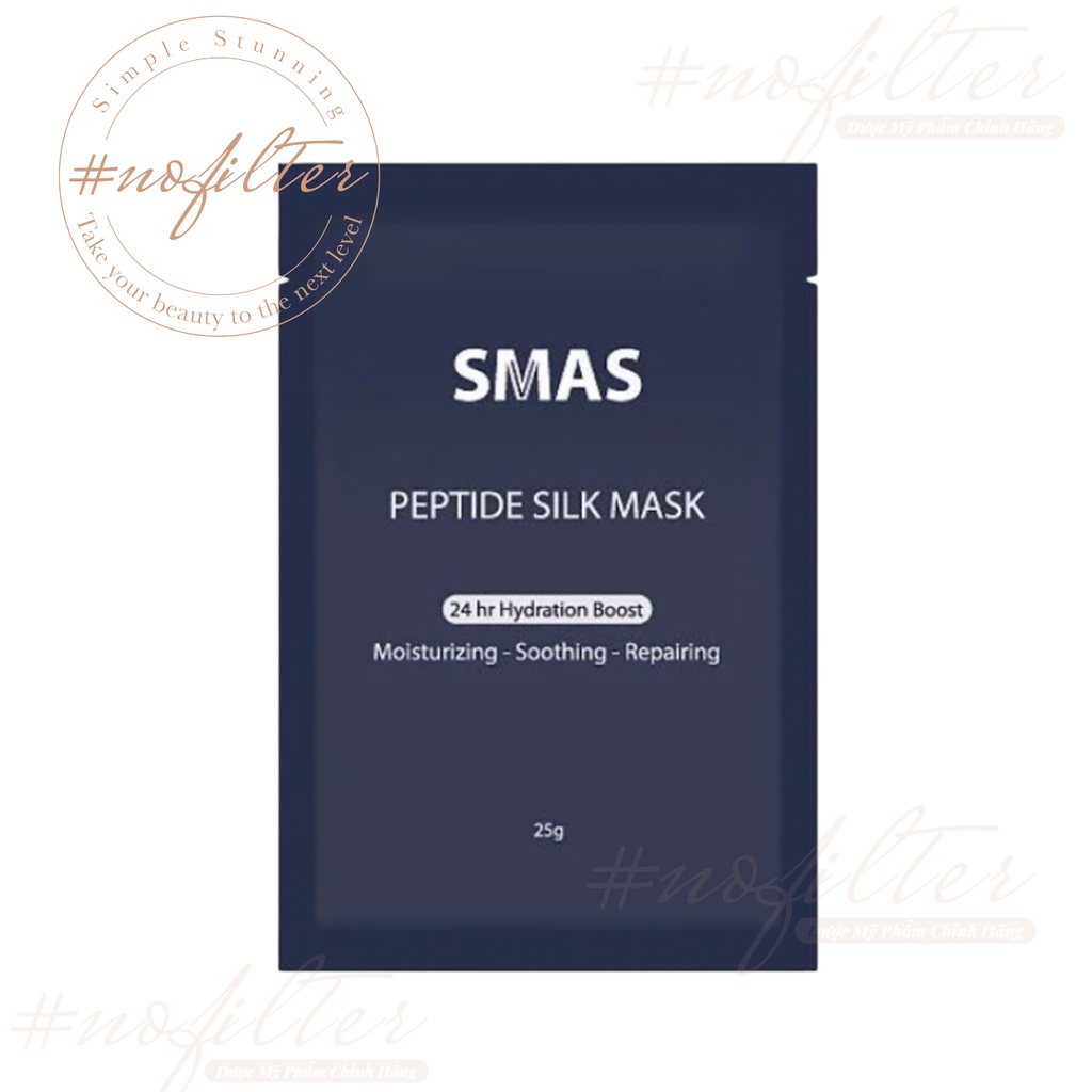 Mặt Nạ Làm Dịu Da,Giảm Sưng, Thâm Đỏ Sau Laser, Lăn Kim, Phi Kim SMAS Peptide Silk Nhật Bản