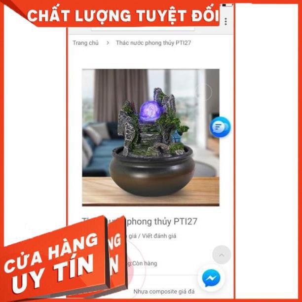 Giá hủy diệt -  Thác nước phong thuỷ tiểu cảnh kèm điện đèn led máy bơm