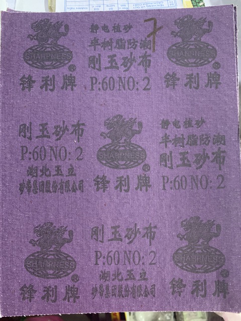 GIẤY NHÁM VẢI SỐ 1 - SỐ 2 -SỐ 3