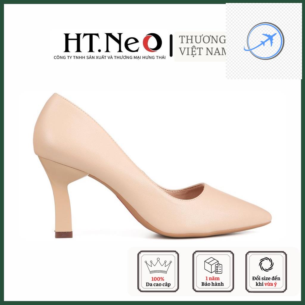 👘👘 Giày cao gót 9p - giày công sở HT.NEO kiểu dáng sang trọng và cá tính, cực nâng dáng cùng chiều cao CS165 👘
