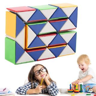 Đồ chơi khối lập phương giải đố kiểu rắn xoắn 3D cho trẻ em