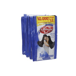15 DÂY Dầu gội Lifebuoy Dây 12 gói, 1 gói 6g, hai màu : màu xanh và hồng