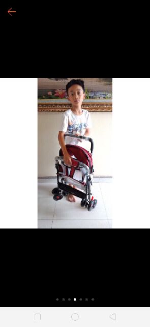 XE ĐẨY GẤP GỌN 3 TƯ THẾ CHO BÉ CAO CẤP LOẠI 1