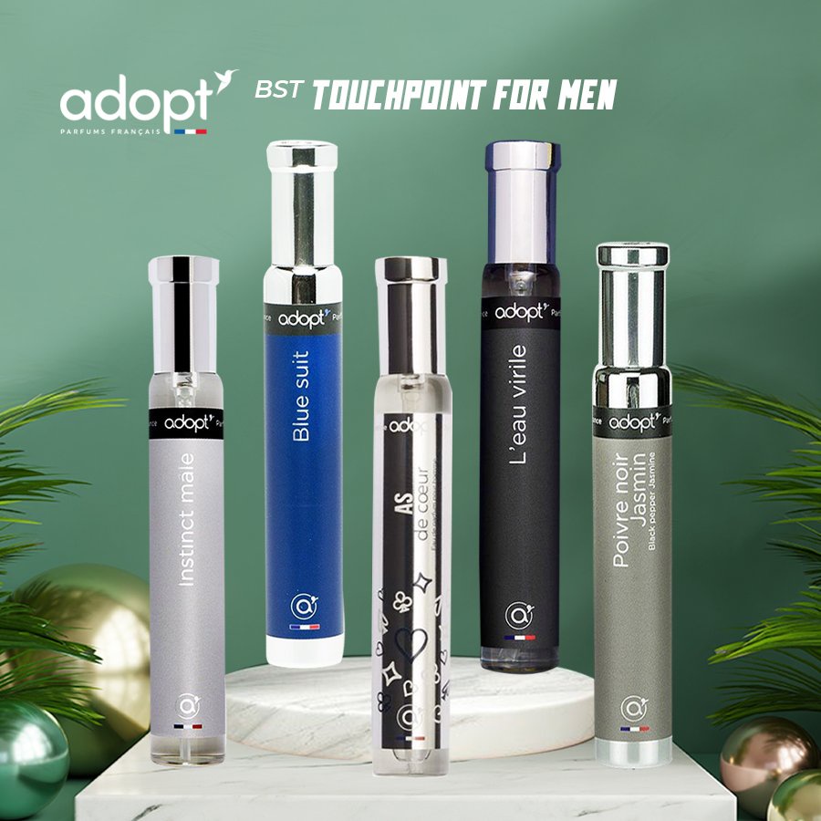 Bộ sưu tập nước hoa nam Adopt' Touchpoints For Men - Best Seller For Men