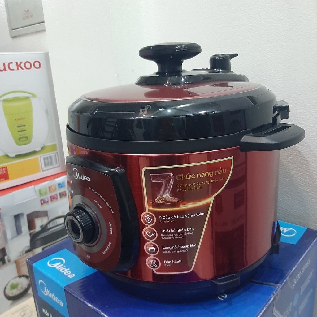 Nồi Áp Suất Điện Midea MY-CH501A  - Công Suất 900W - Bảo Hành 12 Tháng