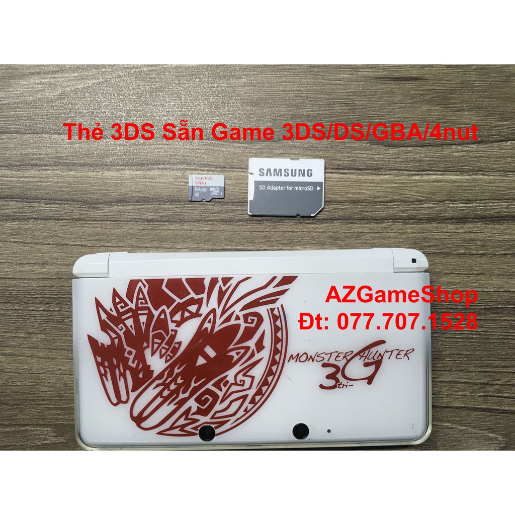 Thẻ Nhớ 32GB 64GB Cho Nintendo 2DS / 3DS (Sẵn Game)