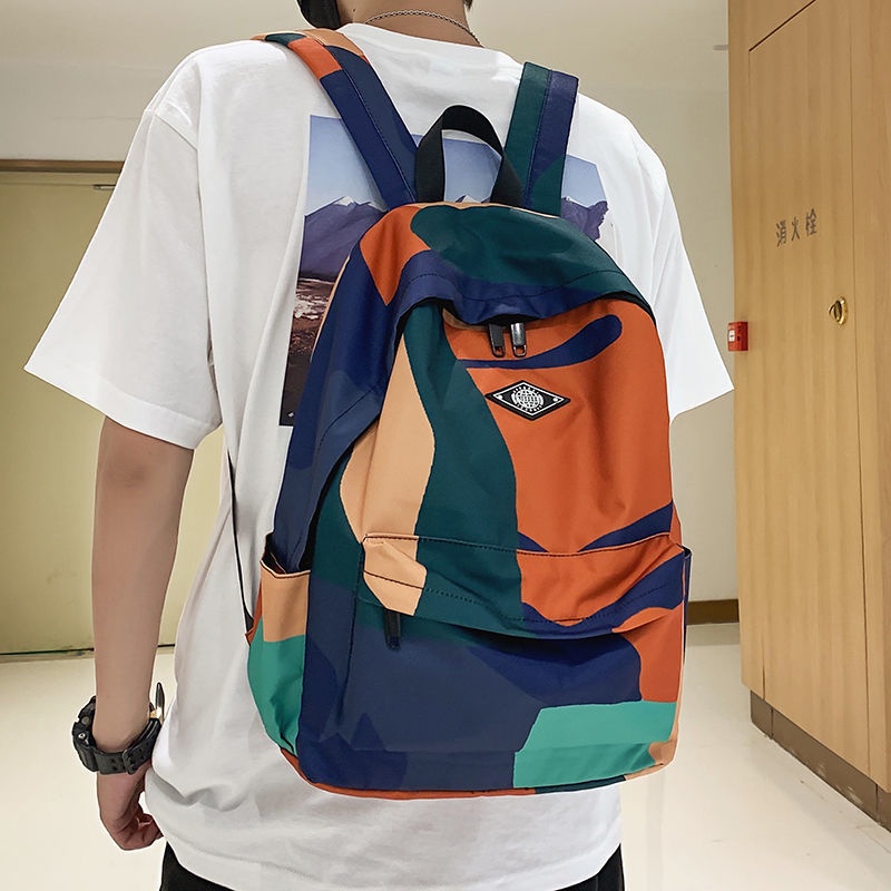 Korean Style Men's Backpack Large CapacityInstitute Brands, Middle