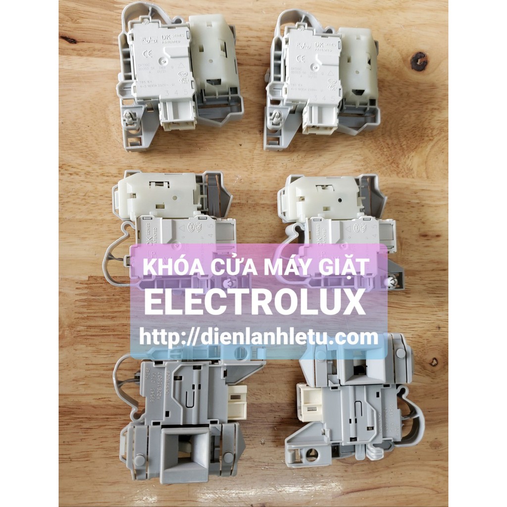 KHÓA CỬA MÁY GIẶT ELECTROLUX LỒNG NGANG EWF - 80743 - 85743 - 10843 - 12843 - 10628 - 10744 - 10844 - 12844.