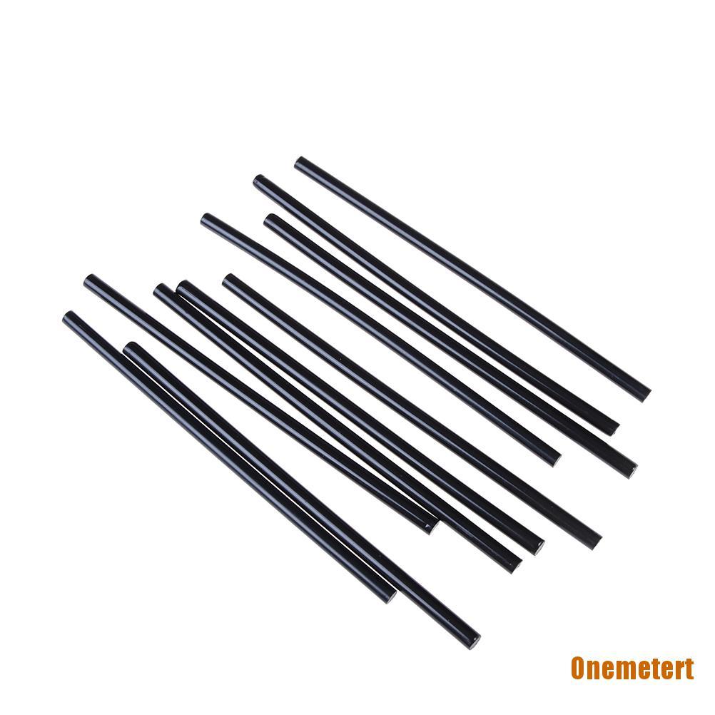 Set 10 Que Keo Nến Màu Đen 7x190mm