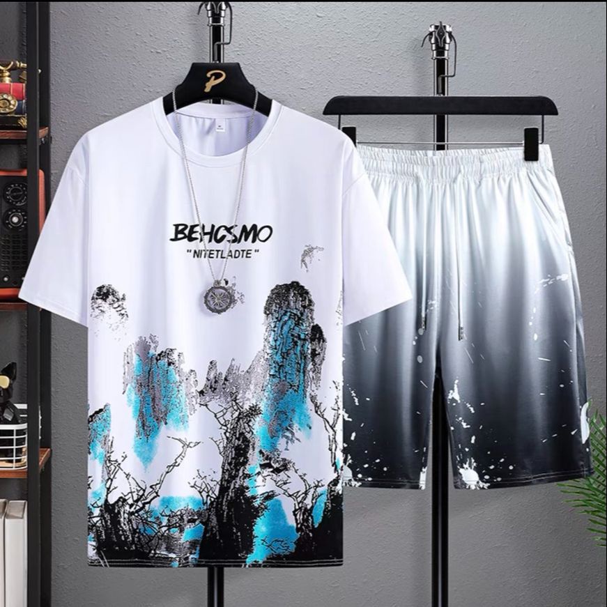 Set bộ nam in sóng biển hoạ tiết sắc net cực hot SBTT_124