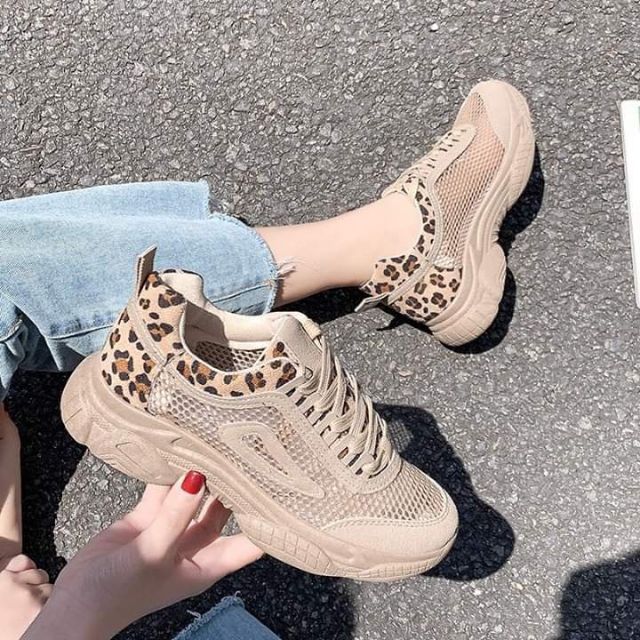 Order Giày lưới da beo đủ size