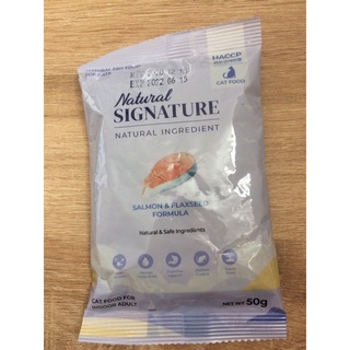 Natural signature gói tiết kiệm 50g thức ăn dành cho mèo mọi lứa tuổi, xuất xứ Hàn Quốc