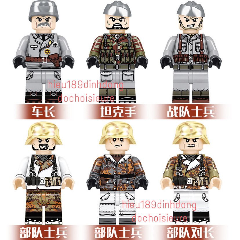 Lắp Ráp Xếp Hình non Lego City SY0108 : Xe tank PZ Panther V panzerkampfwargen 858 mảnh