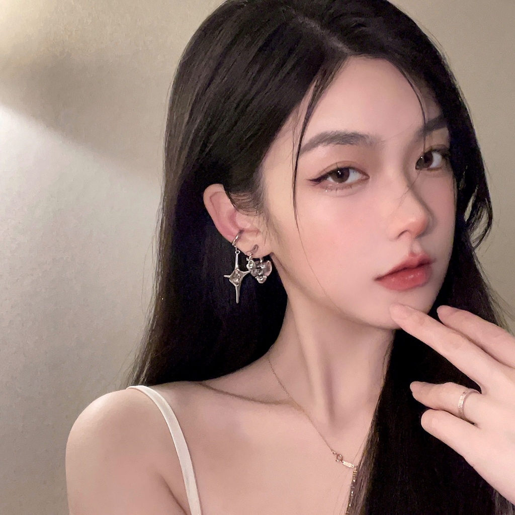 Khuyên Kẹp Vành Tai Cao Cấp Thời Trang Hàn Quốc Cho Nữ