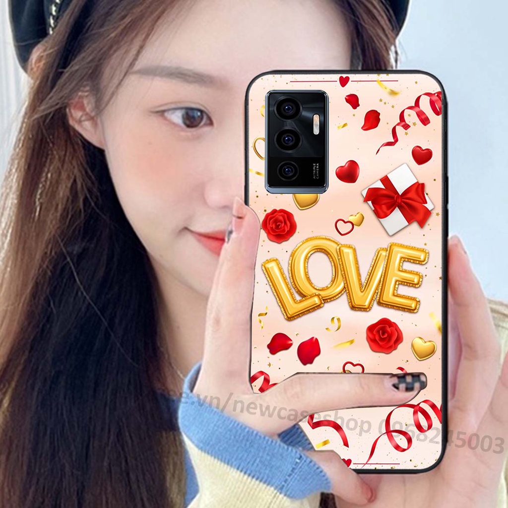 Ốp lưng vivo V23 5G / V23e in hình trái tim love heart 3D sang trọng