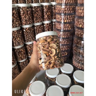 Hạt điều rang muối loại bể hạt còn vỏ lụa 500g