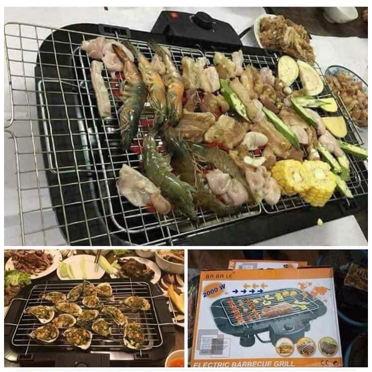 Bếp nuwosng không khói Electric Barbecue Grill