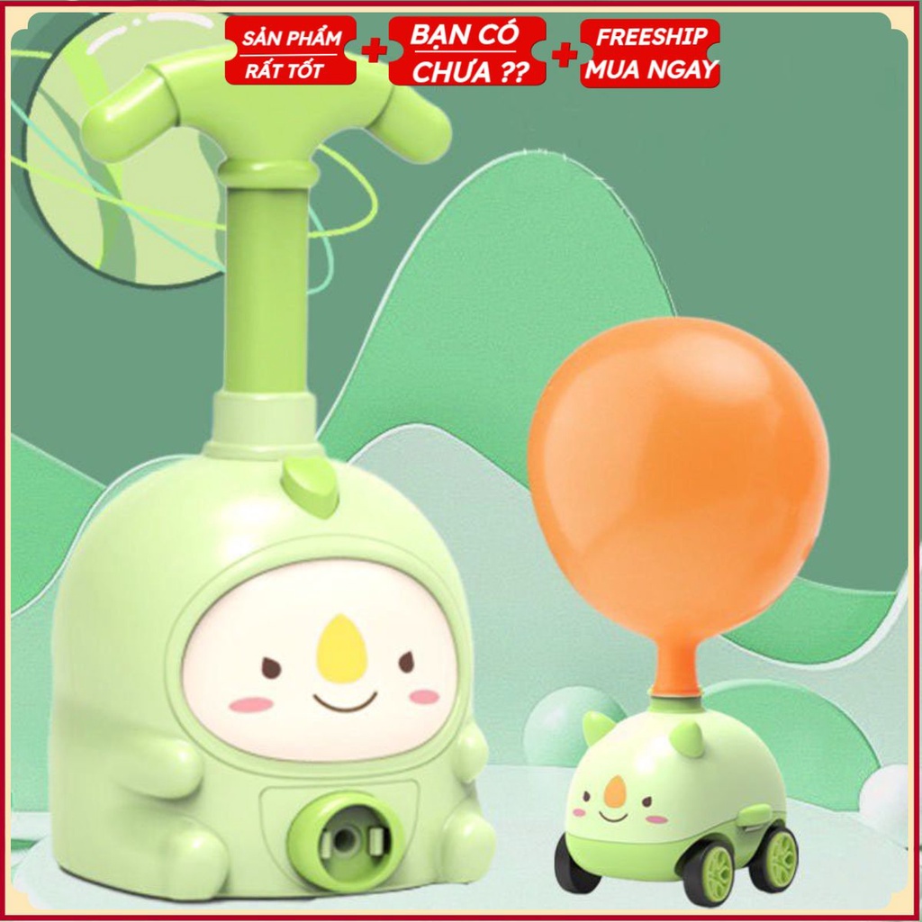 Đồ chơi ô tô bơm bóng trợ lực dành cho bé trai bé gái