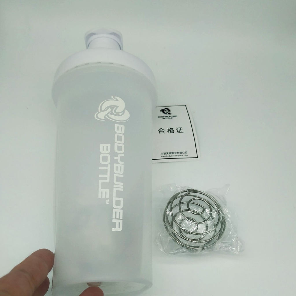 Bình Nước Thể Thao Tập Gym BODY BUILDER 600ML đánh tan cực nhanh và hiệu quả