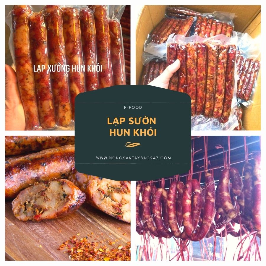 Lạp xưởng gác bếp gói 500gram (tặng kèm chẩm chéo) - Đặc sản Sơn La | BigBuy360 - bigbuy360.vn