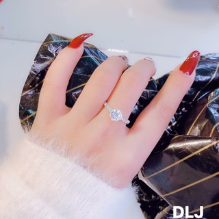 Nhẫn bạc ta đính đá trắng [ GIÁ TỐT ]