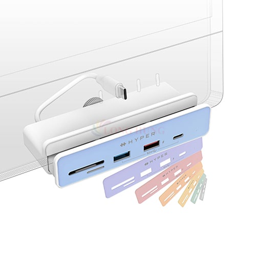 Cổng chuyển đổi HyperDrive 6-in-1 USB-C Hub HD34A8 - Hàng chính hãng