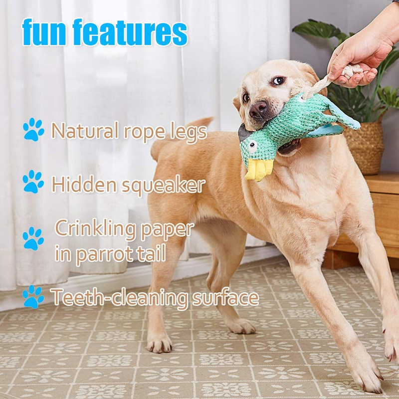 Benepaw Đồ Chơi Chó Nhồi Bông Có Âm Thanh Vui Nhộn Cho Cún Cưng Cỡ Nhỏ Vừa Và Lớn