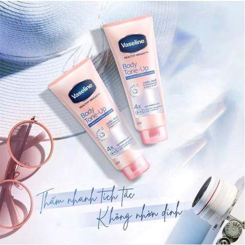 Serum Dưỡng Thể Chống Nắng &amp; Nâng Tông Tức Thì Vaseline Healthy Bright