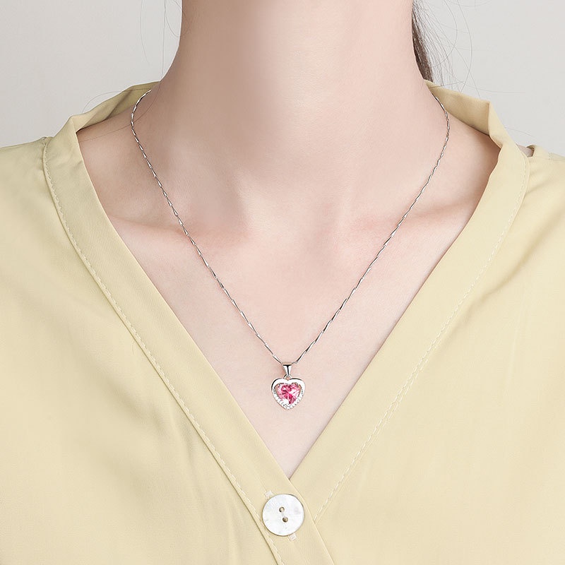 Vòng cổ Mặt Trái Tim Thời Trang Cho Nữ