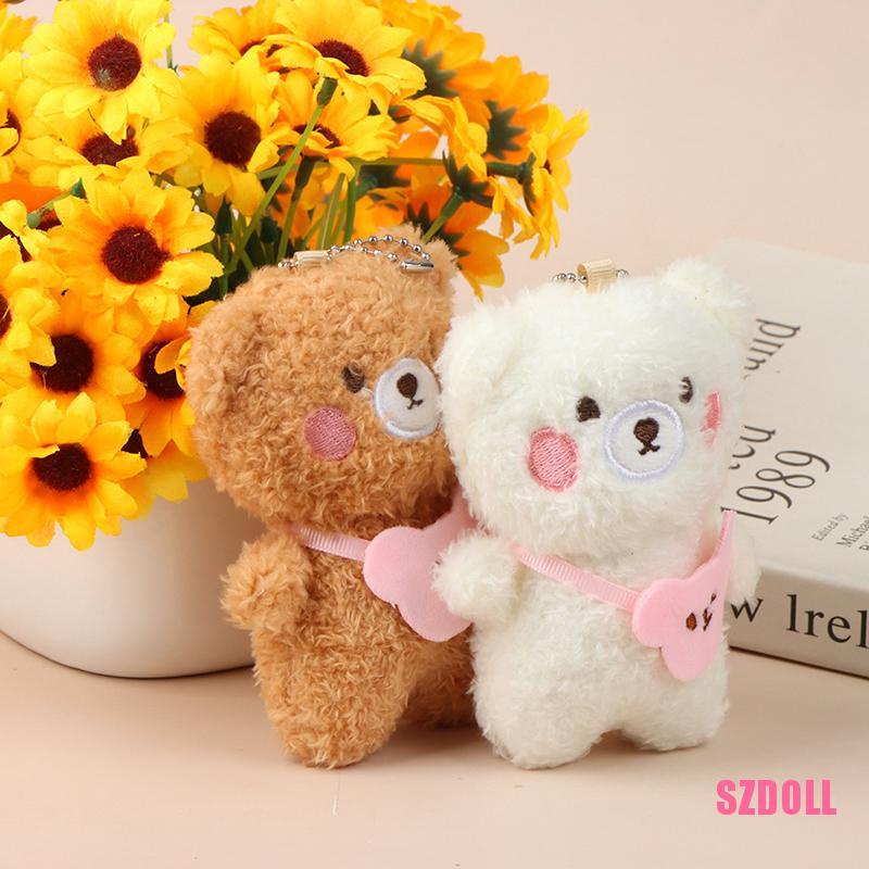 Móc Khóa Cặp Gấu Bông Mini 12CM Ts2Szdoll