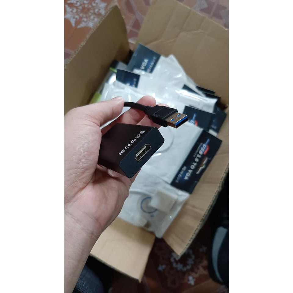 Cáp chuyển đổi HDMI sang VGA kèm dây audio 3.5 | BigBuy360 - bigbuy360.vn