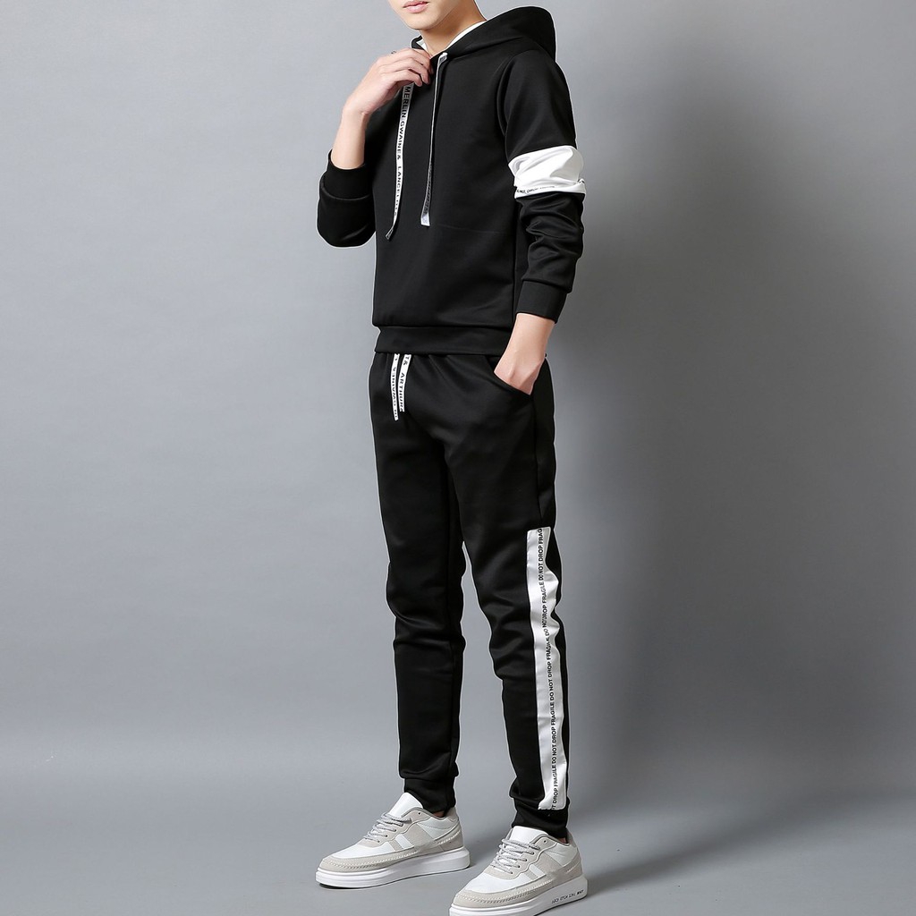Men Casual Hoodie Set M-4XL