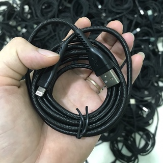 [Siêu Bền - Siêu Rẻ] Cáp Sạc IPHONE Dây Dù 1m - 2m - Sạc Nhanh 2A