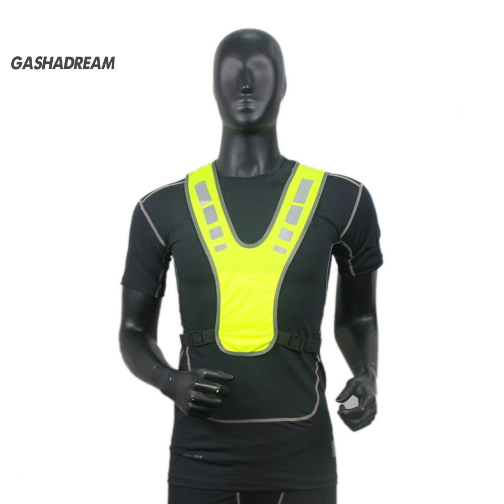 Áo Khoác Phản Quang An Toàn Khi Chạy Bộ Ban Đêm Cho Nam Nữ