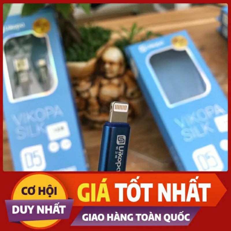 Dây cáp sạc nhanh iPhone Android 2A VIKOPA Chính Hãng