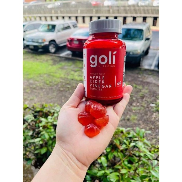 Kẹo Dẻo Giấm Táo Goli Apple Cider Vinegar Kẹo Giảm Cân Kiểm Soát Cân Nặng