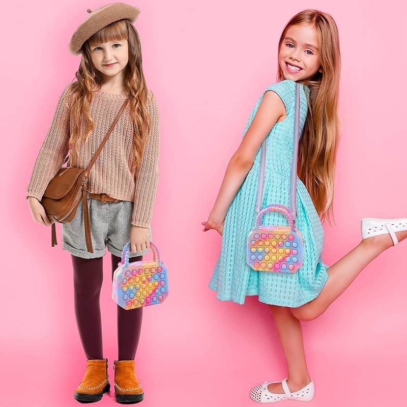 Túi pop it bong bóng vuông