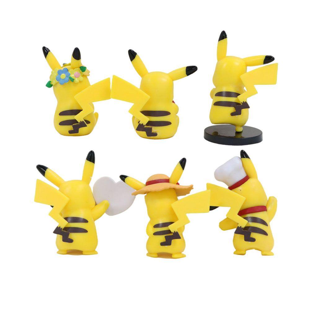 Bộ 6 Mô Hình Pikachu Mini REBUY1