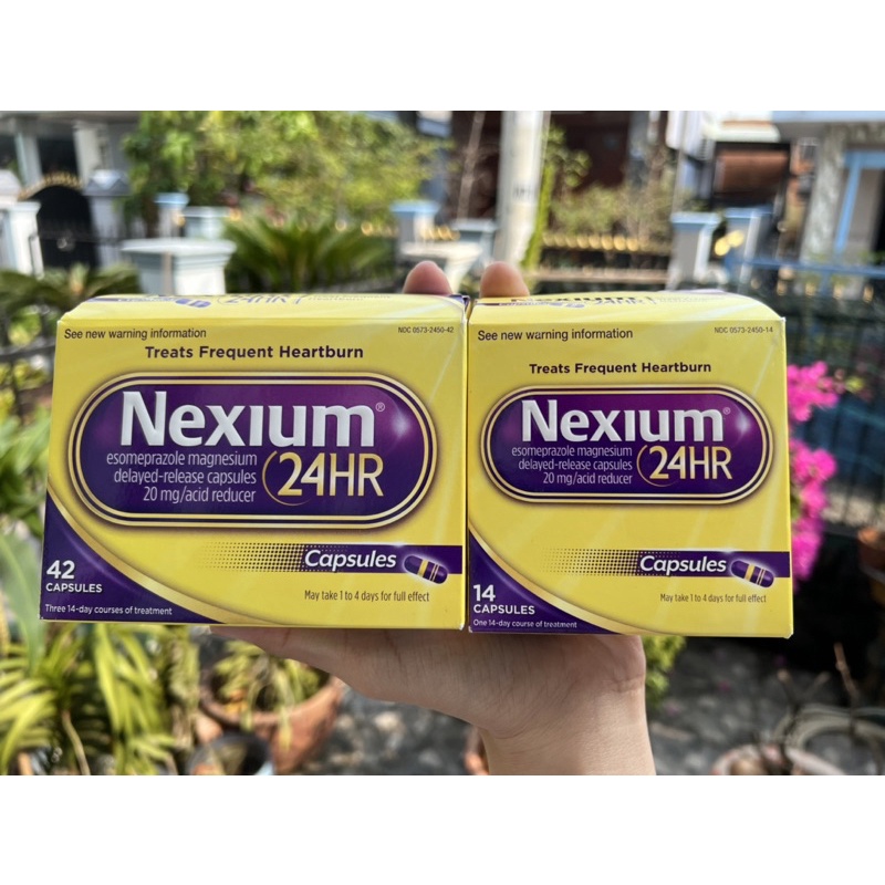 Néxium 24hr 42 viên. Date cuối 2023