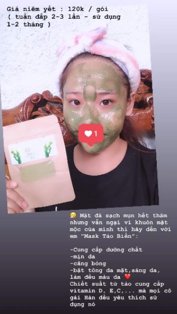 MASK TẢO BIỂN_ DƯỠNG TRẮNG MỜ THÂM #tặng_ cọ | BigBuy360 - bigbuy360.vn