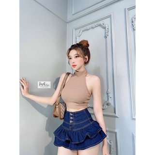 Áo ba lỗ nữ cổ yếm