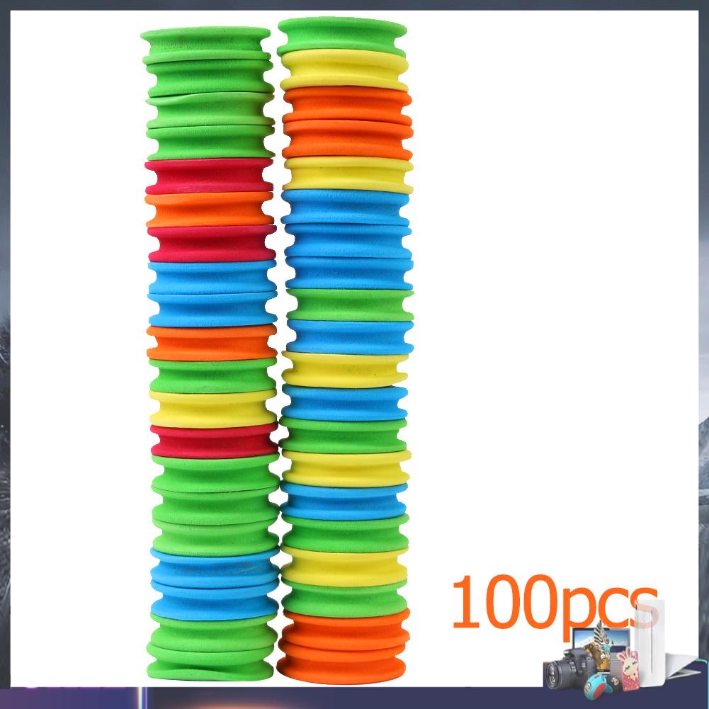 100 Miếng Xốp Cuộn Dây Câu Cá