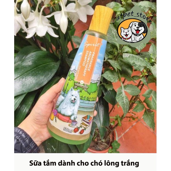 Sữa tắm chó mèo cao cấp SPIRIT,sữa tắm cho thú cưng hương nước hoa SPIRIT,lưu hương lâu.