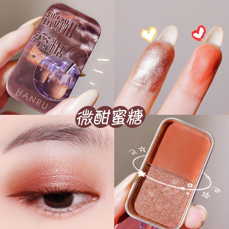[Hàng mới về] Bảng Phấn Mắt Hai Màu Sắc Long Lanh Quyến Rũ Dành Cho Nữ | BigBuy360 - bigbuy360.vn