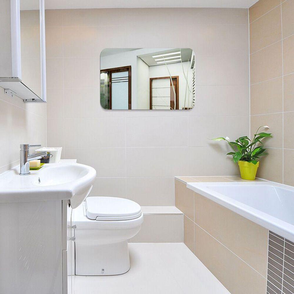 YOLA Gương Dán Tường Hình Chữ Nhật Linh Hoạt Trang Trí Nhà Cửa