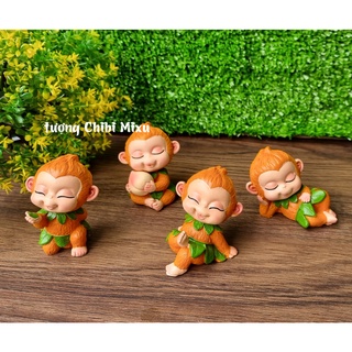 Bộ 04 chú khỉ con size 7cm