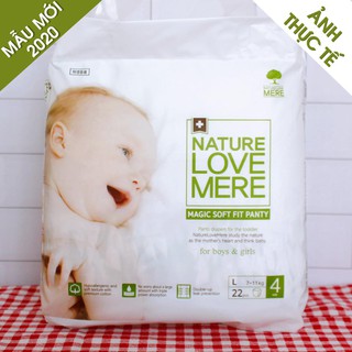 Tã/bỉm quần nội địa Hàn Quốc NATURE LOVE MERE Magic Soft Fit size L22, XL20, XXL18