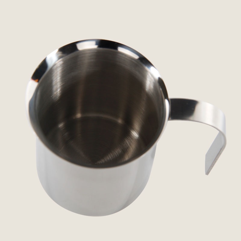 Ca đánh sữa lạnh latte, ca tạo bọt sữa cầm tay inox 2 lớp (400 - 800 ml)